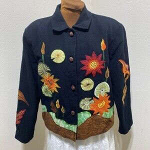 Daniel K Multicolored “Art to Wear” Jacket Medium